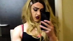 Amateur crossdresser hot solo