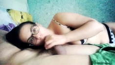 Webcam couple Blowjob