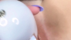 Close Up Solo Beauty Toying Ass