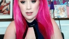 Curly Blonde Teen Records Solo Dildo Masturbation More at