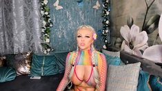 Big boobs milf masturbates with her dildo