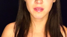 Amateur striptease and Solo masturbation