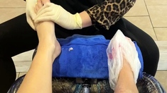 Amateur Foot Fetish Girlfriend Sucks and gives a Footjob