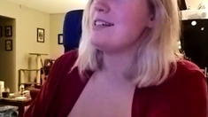 Amateur blond girl with big boobs getting fucked