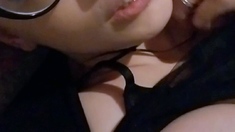 Big boobs babe Julia Luba pussy close up