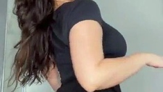 Hottest brunette solo webcam masturbation 2