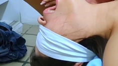 Brunette hookup amateur blowjob and dirtytalk sexdate