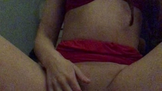 Hot Amateur Brunette Masturbating