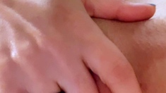 hot amateur blonde close up masturbation HD