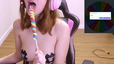 Chubby Busty Teen Solo Masturbation