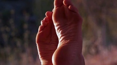 French Public Barefoot Babe Showing Feet Soles Foot Fetish