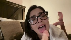 Solo ass and pussy spreading after toying masturbation