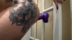 Stacked brunette goes solo toys and masturbation