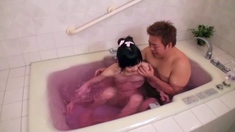 Strong guys fuck asian small titted teen