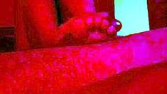 Amateur Foot Fetish Girlfriend Sucks and gives a Footjob