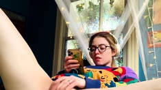Girl masturbating