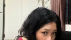 Japanese teen blowjob with creamy mustache