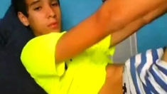 Latin Amateur Twink Masturbating Solo