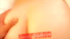 Petite amateur redheaded teen pisses and sucks cock