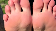 Close Up View Of A Dude Jerking Off