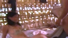 Mature Asian Housegirl's Secret Blowjob Service