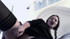 Dani Daniels . com - Halloween Wednesday Adams Masturbation