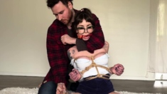 Fishnet Clad MILF Takes On A Big Cock Hardcore