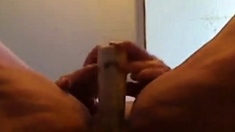 Granny's Solo Dildo Adventure