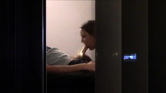 Cheating GF Blowjob Caught On Hidden Cam