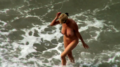 PublicAgent Blonde with big boobs has outdoor sex in public