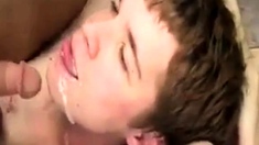 Sloppy Facial Followed By Messy Sperm Makeout!