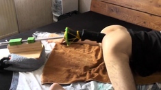 Anal Fucking Machine with long Dildo